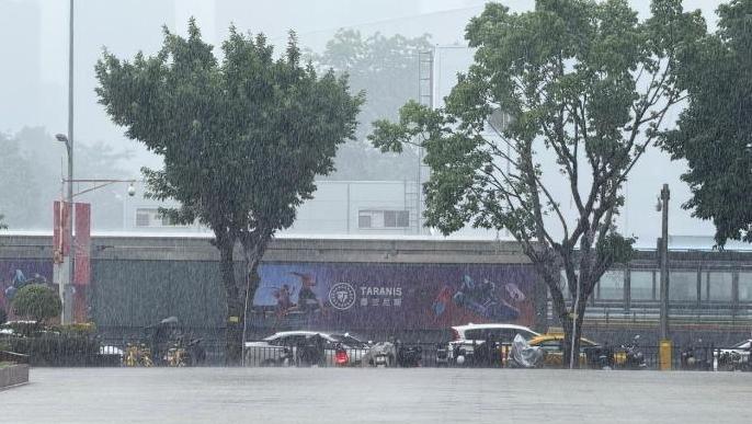 广东持续强降雨 最大降雨量超过300毫米